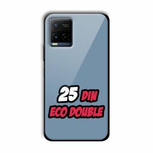 25 Din Customized Printed Glass Back Cover for Vivo Y21