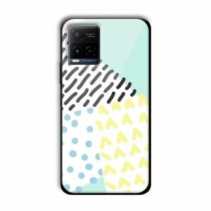 Cool Pattern Customized Printed Glass Back Cover for Vivo Y21