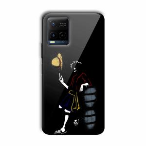 Cool Boy Customized Printed Glass Back Cover for Vivo Y21