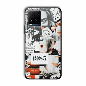 1985 Customized Printed Glass Back Cover for Vivo Y21