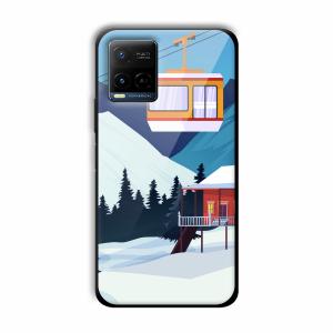 Holiday Home Customized Printed Glass Back Cover for Vivo Y21
