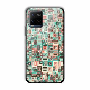 Green Maze Customized Printed Glass Back Cover for Vivo Y21