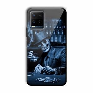 Scary Man Customized Printed Glass Back Cover for Vivo Y21
