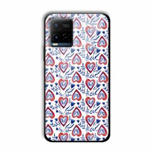 Little Spades Customized Printed Glass Back Cover for Vivo Y21