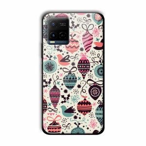 Abstract Customized Printed Glass Back Cover for Vivo Y21