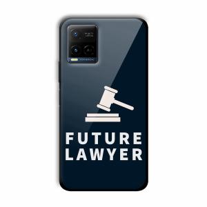 Future Lawyer Customized Printed Glass Back Cover for Vivo Y21