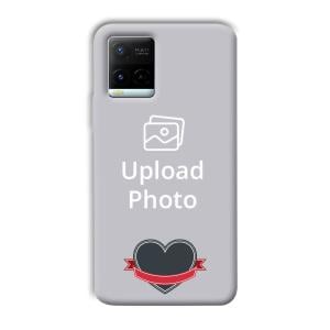 Heart Customized Printed Back Cover for Vivo Y21e
