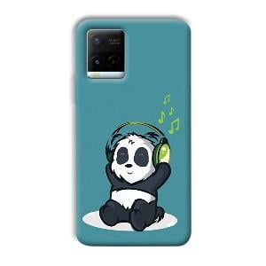 Panda  Phone Customized Printed Back Cover for Vivo Y21e