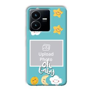 Oh Baby Customized Printed Back Cover for Vivo Y22