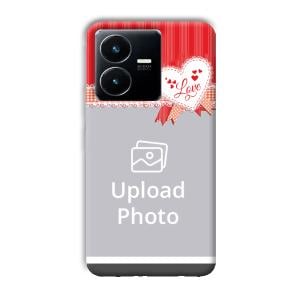 Valentine Customized Printed Back Cover for Vivo Y22