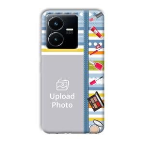 Makeup Theme Customized Printed Back Cover for Vivo Y22