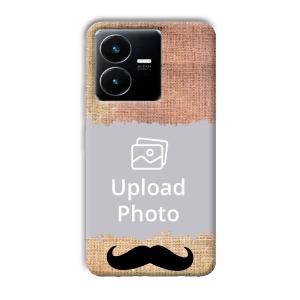 Moustache Customized Printed Back Cover for Vivo Y22
