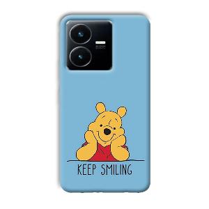 Winnie The Pooh Phone Customized Printed Back Cover for Vivo Y22