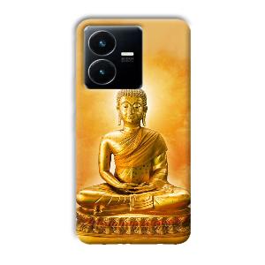 Golden Buddha Phone Customized Printed Back Cover for Vivo Y22