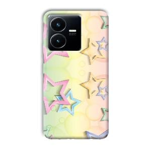 Star Designs Phone Customized Printed Back Cover for Vivo Y22