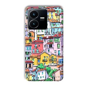 Colorful Alley Phone Customized Printed Back Cover for Vivo Y22