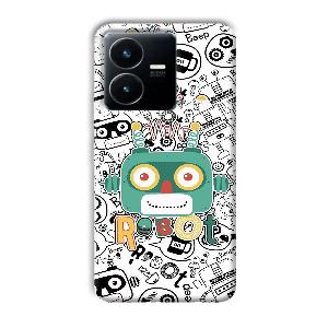 Animated Robot Phone Customized Printed Back Cover for Vivo Y22