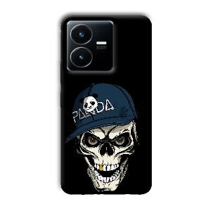 Panda & Skull Phone Customized Printed Back Cover for Vivo Y22