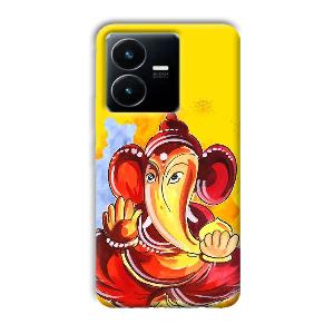 Ganesha Ji Phone Customized Printed Back Cover for Vivo Y22