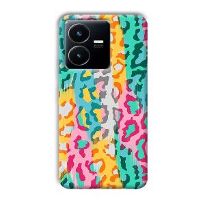 Colors Phone Customized Printed Back Cover for Vivo Y22