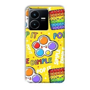 Pop It Phone Customized Printed Back Cover for Vivo Y22