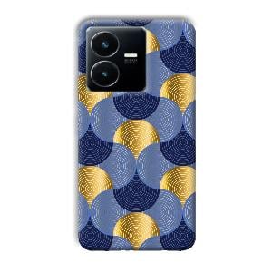 Semi Circle Designs Phone Customized Printed Back Cover for Vivo Y22