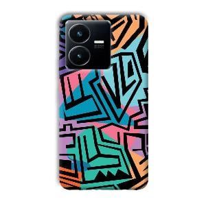 Patterns Phone Customized Printed Back Cover for Vivo Y22