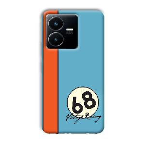 Vintage Racing Phone Customized Printed Back Cover for Vivo Y22