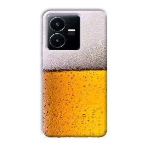Beer Design Phone Customized Printed Back Cover for Vivo Y22