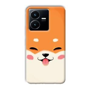 Smiley Cat Phone Customized Printed Back Cover for Vivo Y22