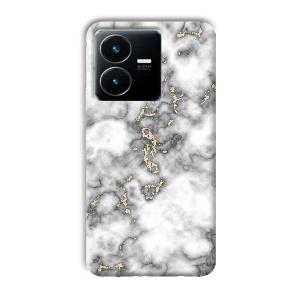 Grey White Design Phone Customized Printed Back Cover for Vivo Y22