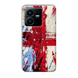 Red Cross Design Phone Customized Printed Back Cover for Vivo Y22