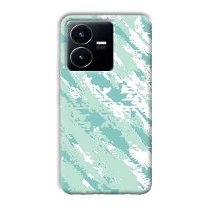 Sky Blue Design Phone Customized Printed Back Cover for Vivo Y22