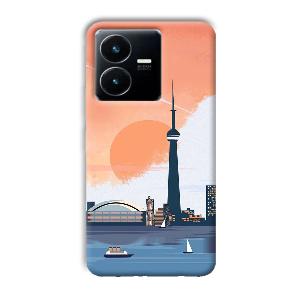 City Design Phone Customized Printed Back Cover for Vivo Y22