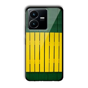 Yellow Fence Customized Printed Glass Back Cover for Vivo Y22