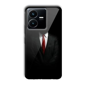 Hitman Customized Printed Glass Back Cover for Vivo Y22