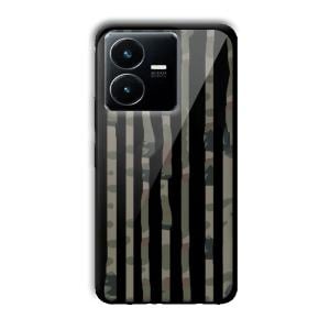 Camo Customized Printed Glass Back Cover for Vivo Y22