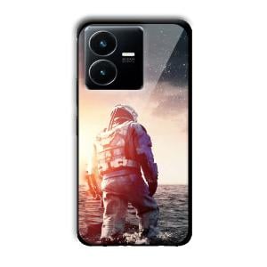 Interstellar Traveller Customized Printed Glass Back Cover for Vivo Y22