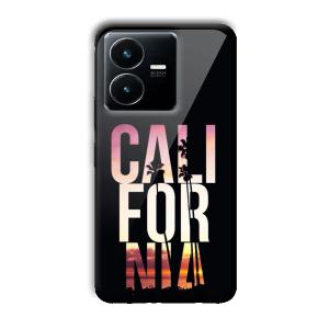California Customized Printed Glass Back Cover for Vivo Y22