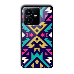 Arrows Abstract Customized Printed Glass Back Cover for Vivo Y22