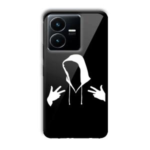 Cool Boy Customized Printed Glass Back Cover for Vivo Y22