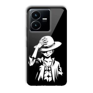 Cool Dude Customized Printed Glass Back Cover for Vivo Y22