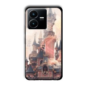 Dream Castle Customized Printed Glass Back Cover for Vivo Y22