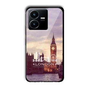 London Customized Printed Glass Back Cover for Vivo Y22