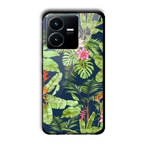 Forest at Night Customized Printed Glass Back Cover for Vivo Y22