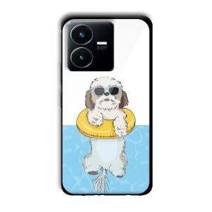 Cool Dog Customized Printed Glass Back Cover for Vivo Y22