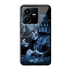 Scary Man Customized Printed Glass Back Cover for Vivo Y22