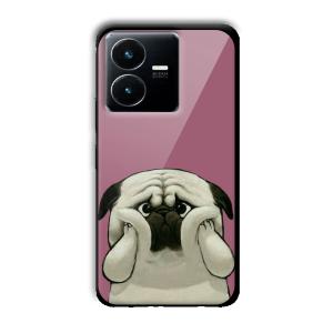 Chubby Dogo Customized Printed Glass Back Cover for Vivo Y22