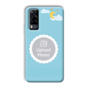 Circle Customized Printed Back Cover for Vivo Y31