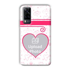 Hearts Customized Printed Back Cover for Vivo Y31
